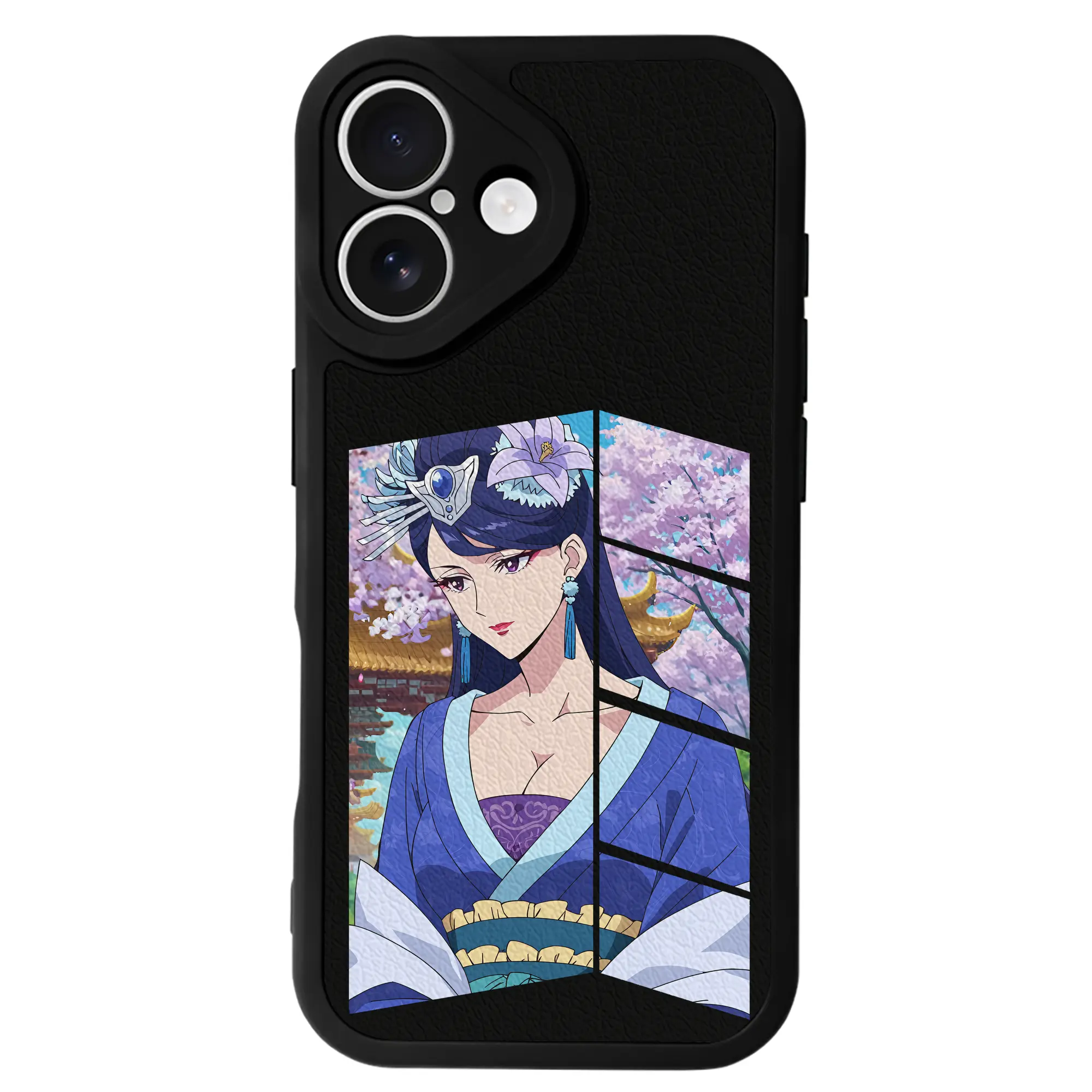 薬屋のひとりごと グッズ,梨花妃 - IPhone 16シリーズ対応 ・ シリコンスマホケース ・ レザー調 ・ 高精度フィット ・ 耐衝撃 ・ ワイヤレス充電対応 ・ 精密カット